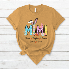 Lofaris Custom Mimi Grandkids Carrots Easter Day T-Shirt