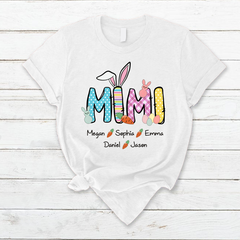 Lofaris Custom Mimi Grandkids Carrots Easter Day T-Shirt