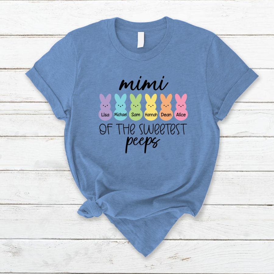 Lofaris Custom Mimi Sweetest Peeps Easter Day Gift T-Shirt