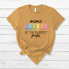 Lofaris Custom Mimi Sweetest Peeps Easter Day Gift T-Shirt