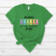 Lofaris Custom Mimi Sweetest Peeps Easter Day Gift T-Shirt