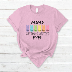 Lofaris Custom Mimi Sweetest Peeps Easter Day Gift T-Shirt