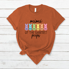 Lofaris Custom Mimi Sweetest Peeps Easter Day Gift T-Shirt