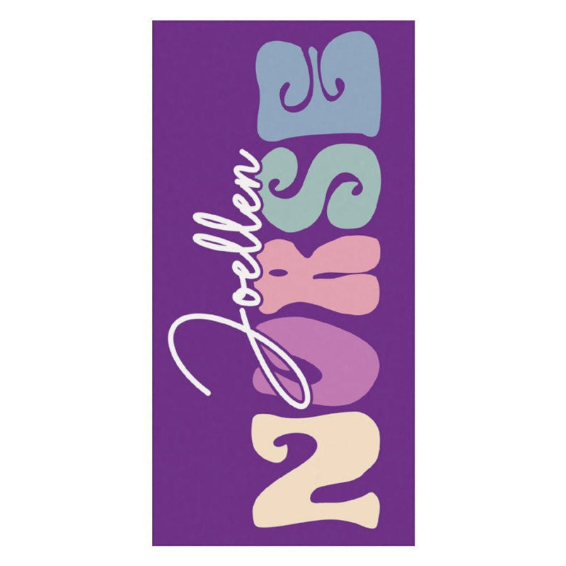 Lofaris Custom Name Beach Pool Towel for Gifts