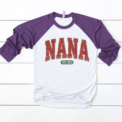 Lofaris Custom Name Grandma Gift Christmas Baseball Shirt
