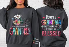 Lofaris Custom Name Love Is Being Called Mimi And Grandkids Sweatshirt