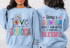 Lofaris Custom Name Love Is Being Called Mimi And Grandkids Sweatshirt