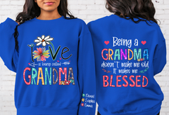 Lofaris Custom Name Love Is Being Called Mimi And Grandkids Sweatshirt