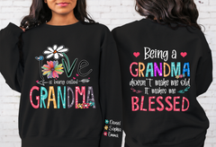Lofaris Custom Name Love Is Being Called Mimi And Grandkids Sweatshirt