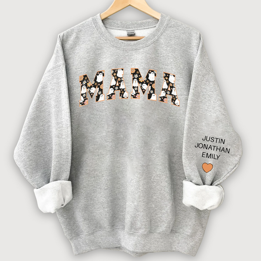 Lofaris Retro Halloween Mama Sweatshirt Groovy CL16