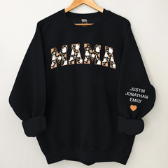 Lofaris Retro Halloween Mama Sweatshirt Groovy CL16