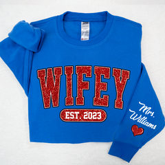Lofaris Glitter Merry Wifey Est And Custom Names LTP01