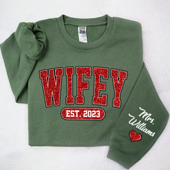 Lofaris Glitter Merry Wifey Est And Custom Names LTP01