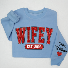 Lofaris Glitter Merry Wifey Est And Custom Names LTP01