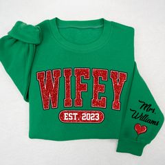 Lofaris Glitter Merry Wifey Est And Custom Names LTP01