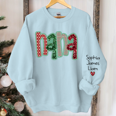 Lofaris Custom Nana Love Kids Christmas Gift Sweatshirt