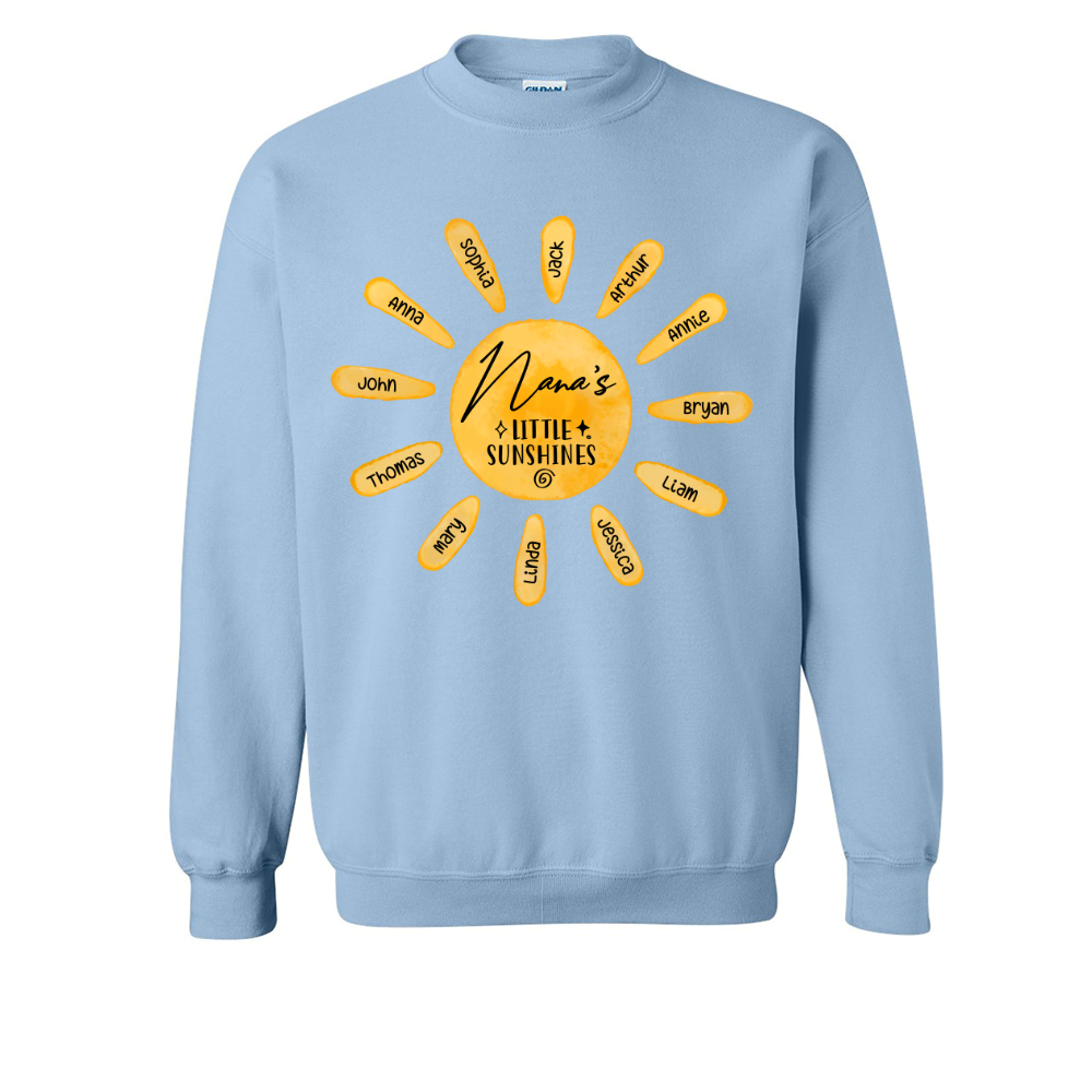 Lofaris Custom Nanas Little Sunshines Grandkids Sweatshirt