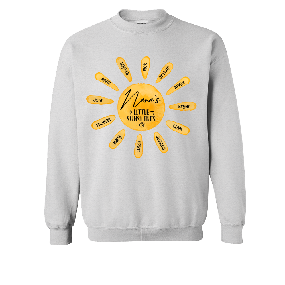 Lofaris Custom Nanas Little Sunshines Grandkids Sweatshirt