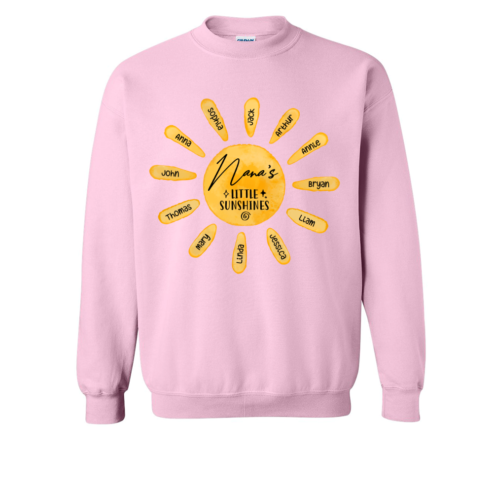 Lofaris Custom Nanas Little Sunshines Grandkids Sweatshirt