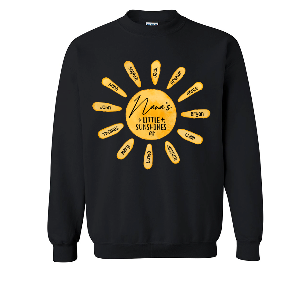 Lofaris Custom Nanas Little Sunshines Grandkids Sweatshirt