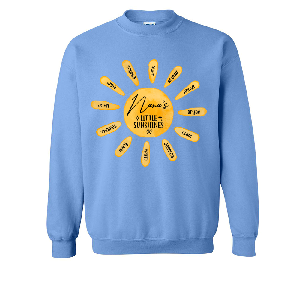 Lofaris Custom Nanas Little Sunshines Grandkids Sweatshirt