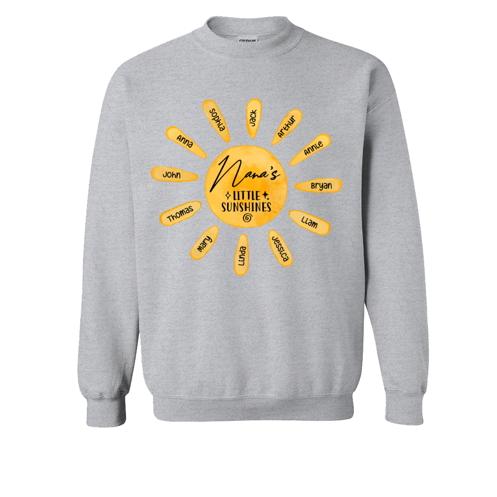 Lofaris Custom Nanas Little Sunshines Grandkids Sweatshirt