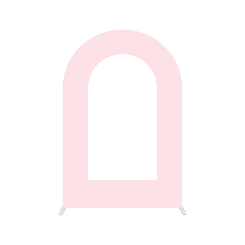 Lofaris Custom Pink Open Arch Backdrop Cover for Party