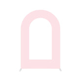 Lofaris Custom Pink Open Arch Backdrop Cover for Party