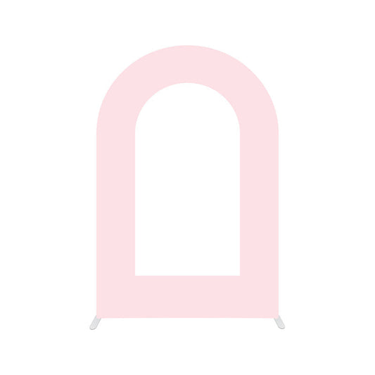 Lofaris Custom Pink Open Arch Backdrop Cover for Party