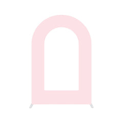 Lofaris Custom Pink Open Arch Backdrop Cover for Party