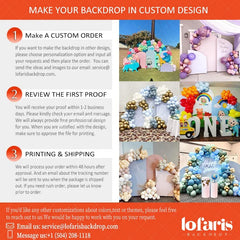 Lofaris Custom Party Arch Backdrop with Plinth Cylinder Cover