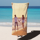 Lofaris Custom Personalized Wedding Beach Towel for Gift