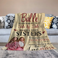 Lofaris Custom Photo Blankets Love Gifts To My Sister