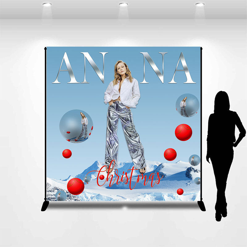 Lofaris Custom Photo Iceberg Album Theme Christmas Backdrop