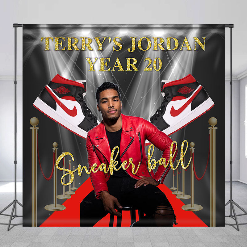 Lofaris Custom Photo Sneaker Ball Backdrop For Booth
