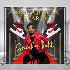 Lofaris Custom Photo Sneaker Ball Backdrop For Booth