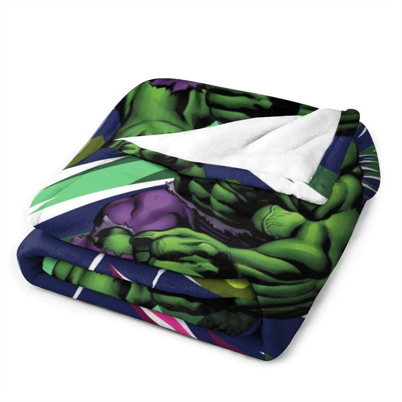 Lofaris Custom Photo Strong Green Boor Monster Hero Blanket