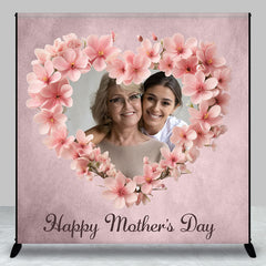 Lofaris Custom Photo with Mom Happy Mothers Day Backdrop