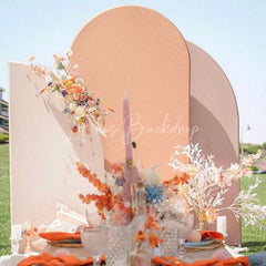 Lofaris Custom Photos Half Moon Arch Backdrop Kit for Party