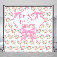 Lofaris Custom Pink Rose Bachelorette Party 2025 Backdrop