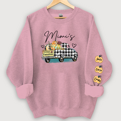 Lofaris Custom Pumpkins Truck Fall Halloween Sweatshirt