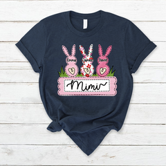 Lofaris Custom Rabbit Grandma Kids Easter Days Gift T-Shirt