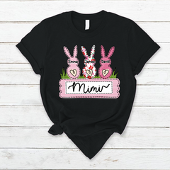 Lofaris Custom Rabbit Grandma Kids Easter Days Gift T-Shirt