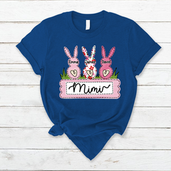 Lofaris Custom Rabbit Grandma Kids Easter Days Gift T-Shirt