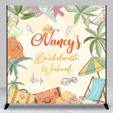 Lofaris Custom Sandy Beach Bachelorette Weekennd Backdrop