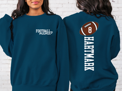 Lofaris Custom Sports Football Number Mama Gift Sweatshirt