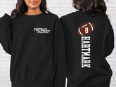 Lofaris Custom Sports Football Number Mama Gift Sweatshirt
