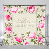 Lofaris Custom Vintage Stamp Floral Bridal Shower Backdrop