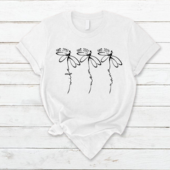 Lofaris Custom Wife Mom Nana Dragonfly Mother¡¯s Day T-Shirt