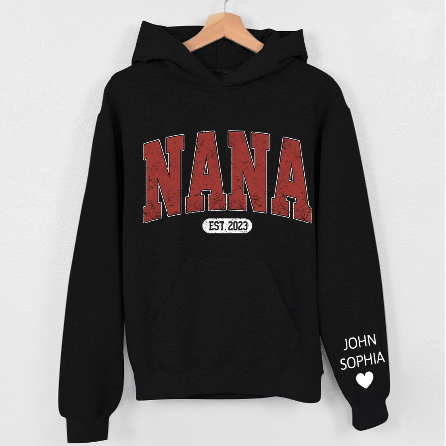 Lofaris Customized Name Nana Grandma Christmas Gift Hoodie